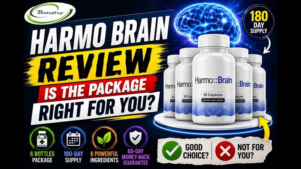 Harmo Brain - 6 Bottles (180 Day Supply) Review 2026 – Honest Verdict & Breakdown